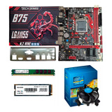 Kit Processador I5 3470 + Placa Mãe 1155 + 8gb + Ssd 256gb 