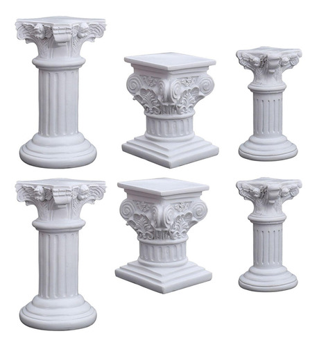 Soporte Para Candelabro De Pedestal De 3 Estatuas Para