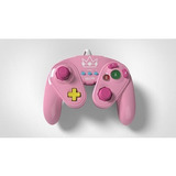 Wired Controller Pad Lucha Para Nintendo Wii U - Princesa Pe