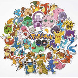 Set 100 Stickers Pokemon Serie Anime Calcomanías Decorativas