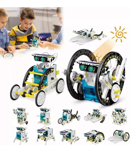 Juguete Educativo Robot Solar Regalo Para Niños 8 A 14 Años