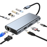 Tipo C Adaptador Usb C A Hdmi Vga, Ethernet For Macbook Air