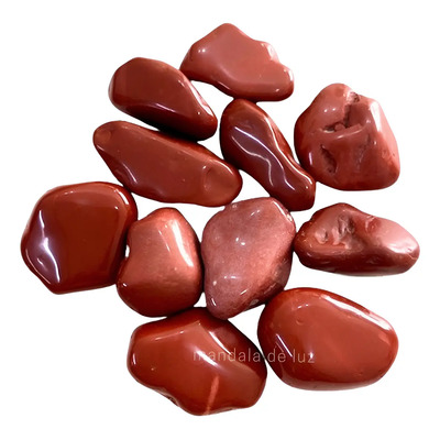 Kit Jaspe Vermelho Cristais E Pedras Naturais M 100g Rolado Vermelho | MercadoLivre