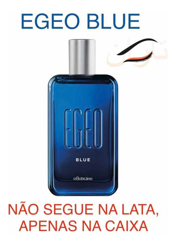 Colônia Boticário Egeo Blue 90ml - Na Caixa, Sem Lata