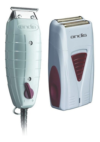 Andis Combo Finishing T Outliner Trimmer + Shaver Profoil Color Gris