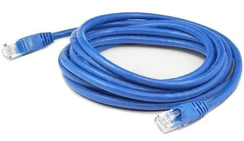 Cable De Red Ethernet Cat Addon 3ft Rj-45 M-m Azul Cat7 Pvc 