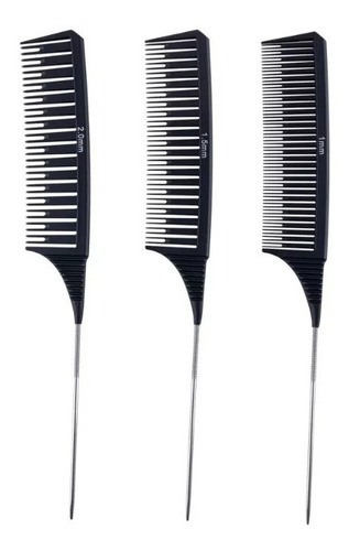 Maxcare® Set De 3 Peinetas Para Mechas De 1mm 1.5mm 2mm 