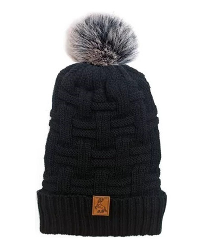 Gorro Lana Flecce Polar Térmico Para Frio Con Pompom Unisex