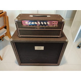 Amplificador Acedoaudio 290 Valvulado Com Gabinete 2x12 