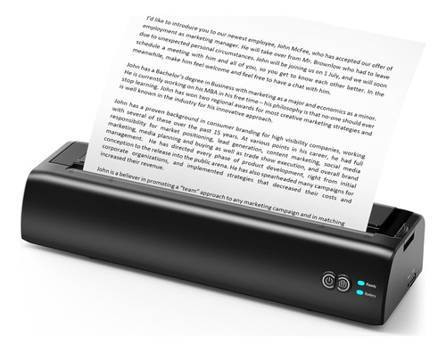 Bpxx Impresora Portátil Para Teléfono Y Laptop 8.5   X 11 