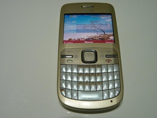 Nokia C3 00 Wifi Bluetooth 1 Chip Desbloqueado Dourado 