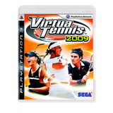 Jogo Virtua Tennis 2009 - Ps3 - Mídia Física Original
