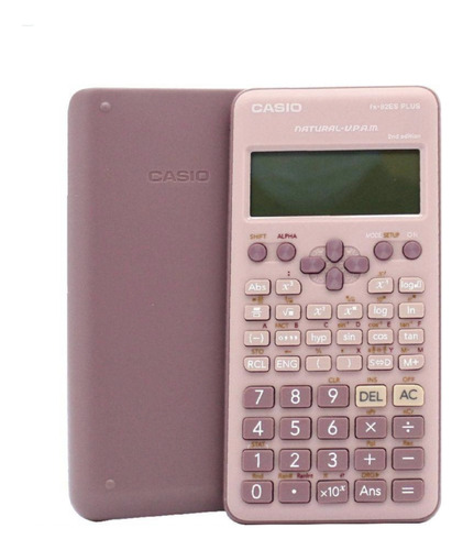 Calculadora Científica Casio Fx8es Plus 252 Funciones Rosada