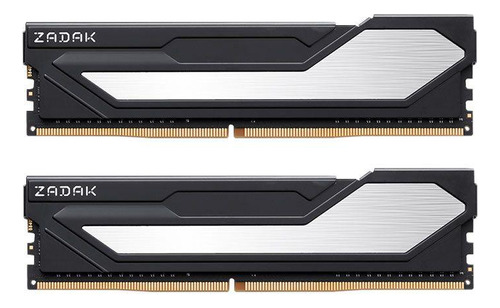 Memoria Zadak Twist, 32gb (2x16gb) Ddr4 3000mhz Preta/cinza