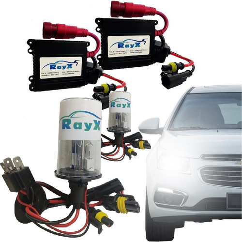 Kit Xênon H4-2 4300k 6000k 8000k 12v 35w Halogena E Xenon