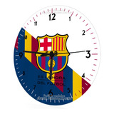 Reloj De Pared Cristal Barcelona Futbol Equipo 02