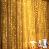 Cortinas Serie Luces 300 Led Decorativas Usb 8 Modos 3x3m