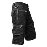 Shorts Cargo Holgados Y Rectos For Hombre