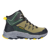 Bota Hiker Goodyear 102m Olivo Con Negro Para Hombre