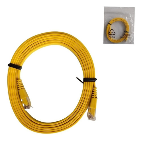 Cable De Red Ethernet Cat 5e Tipo Plano Utp 1.5mts