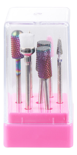 Set Profesional De Cabezales De Acero De Tungsteno Para Uñas