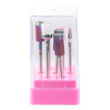 Set Profesional De Cabezales De Acero De Tungsteno Para Uñas