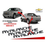 Kit De Emblemas Chevrolet Avalanche 02-13 Negro