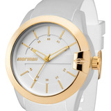 Relógio Mormaii Feminino Mauii Branco Dourado Mopc21jag/8b