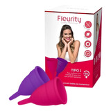 Copita Menstrual Fleurity Tipo 1 (+30) (kit × 2 Ud)  