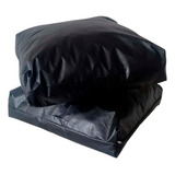 Pack X4 Almohadon 60x60x10 Ecocuero Sillon Algarrobo