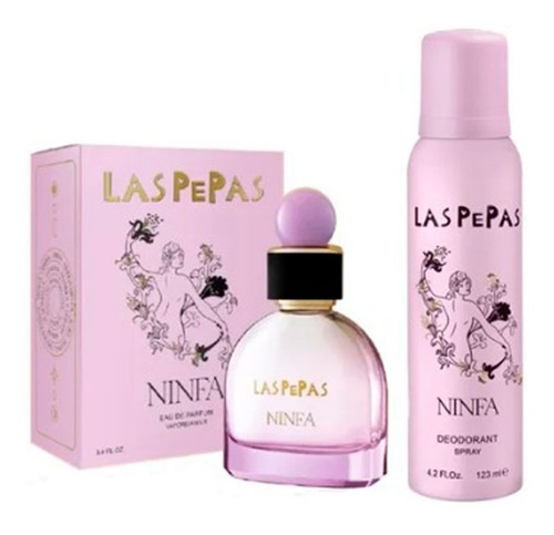 Perfume Mujer Las Pepas Ninfa Edp 100 Ml +desodorante 123ml 