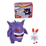 Set 2 Figuras De 5 Y 11 Cms - Gengar & Scorbunny