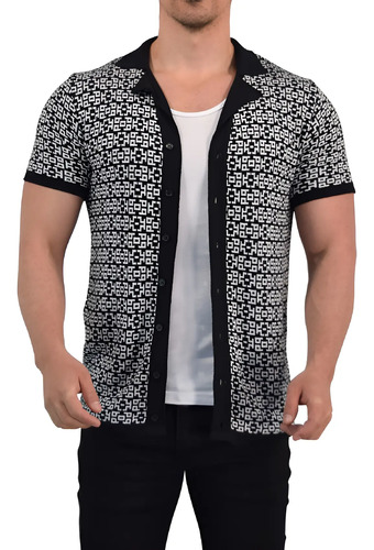 Camisa Knitted John Leopard Tejido Bambu Sustentable Fresca | Envío gratis