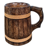 Collectiblesbuy Taza De Cerveza De Madera Rústica Antigua .