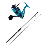 Combo Caña Bluefox Tolten 8 Pies + Carrete 4000