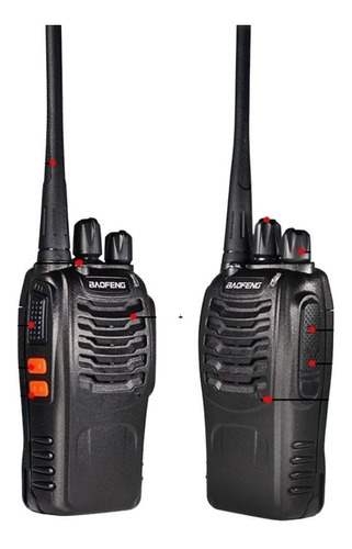 Radios Baofeng Walkie Talkie Pack Dos Transmisores 1500 Mah