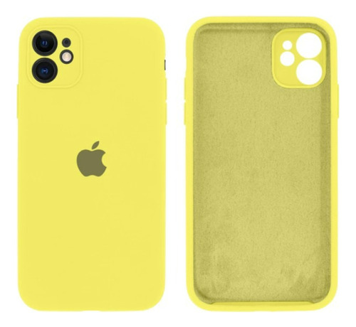 Capa Case Capinha Compatível P/ iPhone 11 Silicone Aveludada