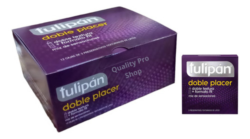 Preservativos Tulipán Doble Placer X 36 *nuevo* Variantes