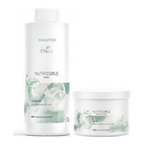 Wella Nutricurls Kit Shampoo 1000ml + Mascara 500ml 