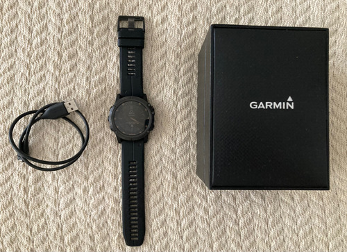 Reloj Garmin Fénix 5x Plus Sapphire Negro