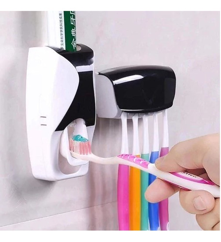 Dispenser Automatico Pasta Dental Organizado Porta Cepillos 