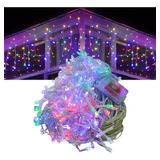 Serie Cascada Navidad De 300 Led  Multicolor Con Efectos