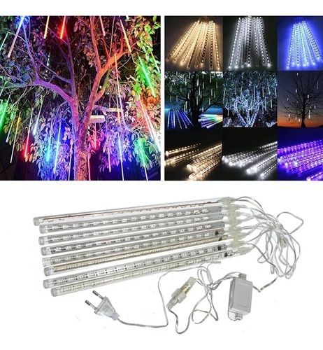 Luces Led Tipo Lagrima Decoración Navidad 30 Cm Rf M30r