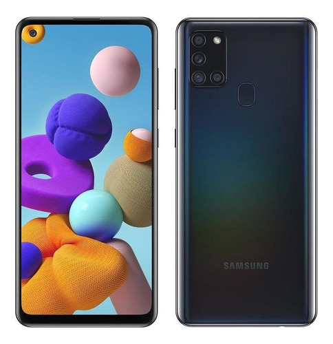 Usado: Samsung A21s 64gb Preto Excel. - Cellularstore