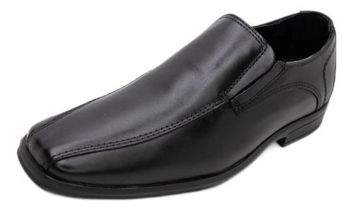 Zapato Escolar Joven Piel Negro Lugo Conti - Manolo 402x