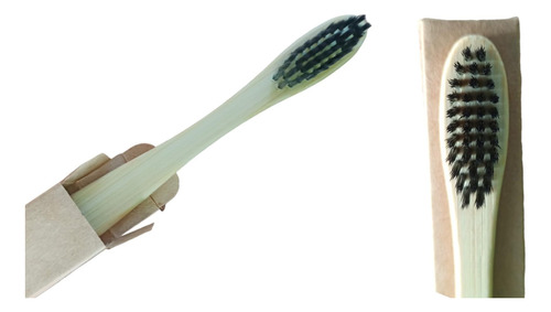 Escova De Dente De Bambu Sustentável, Biodegradável E Vegano