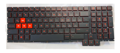 Teclado Retroiluminado Para Hp Omen 15-ce 15-ce000 Series