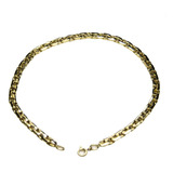 Pulsera Paris Oro 18kts 4 Grs 4 Mm 20 Cm Gruesa Hilo 3 Nueva