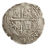 Moneda Un 1 Real De Plata Macuquina Felipe Ii 1556-1598