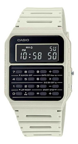 Relógio Casio Calculadora Vintage Ca-53wf-8bdf Branco Nfe +